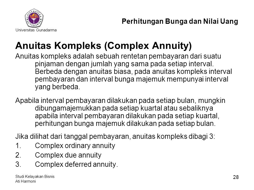 Anuitas Kompleks (Complex Annuity)