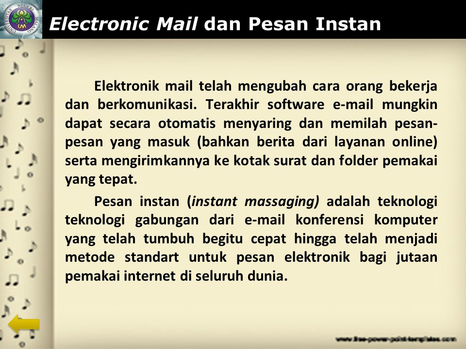 Electronic Mail dan Pesan Instan