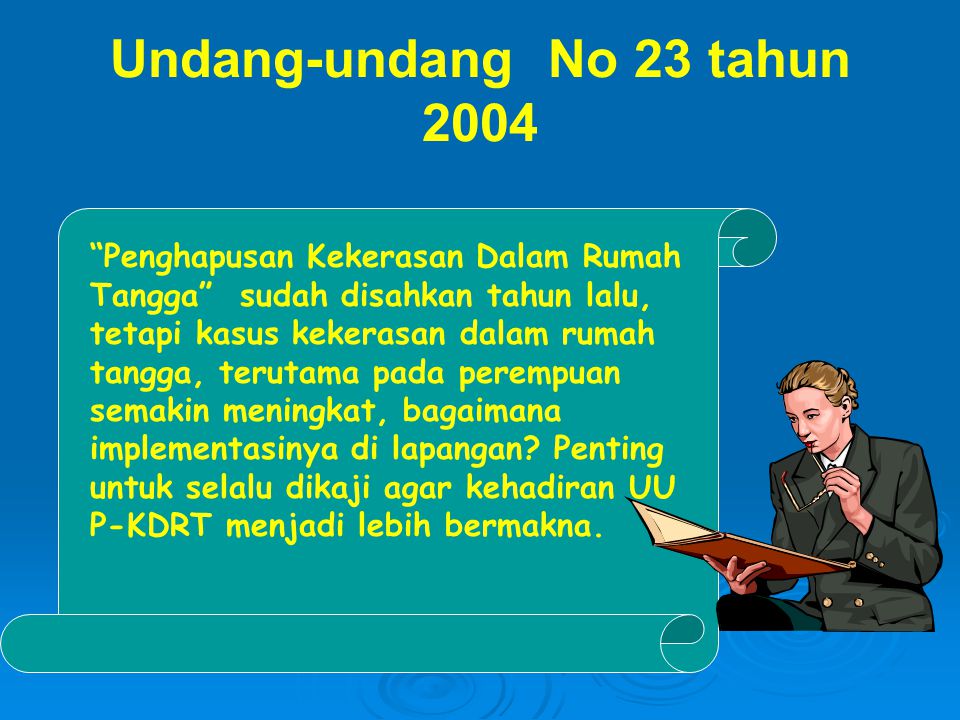 Undang-undang No 23 tahun 2004