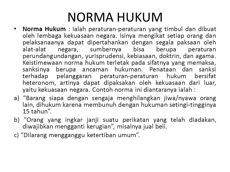 NORMA HUKUM