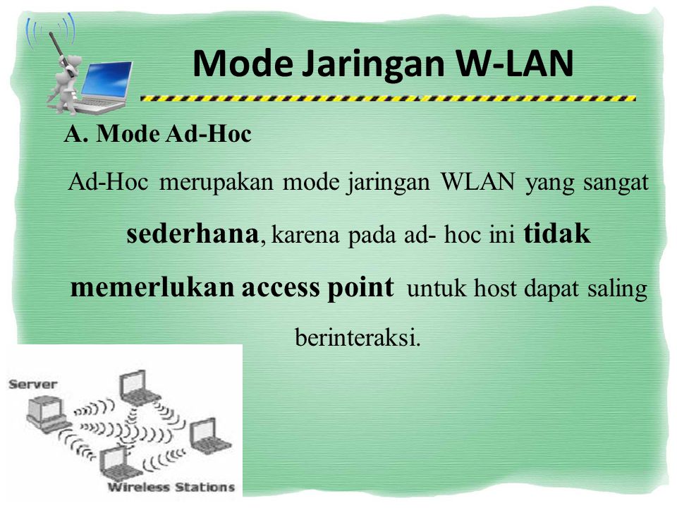 Mode Jaringan W-LAN