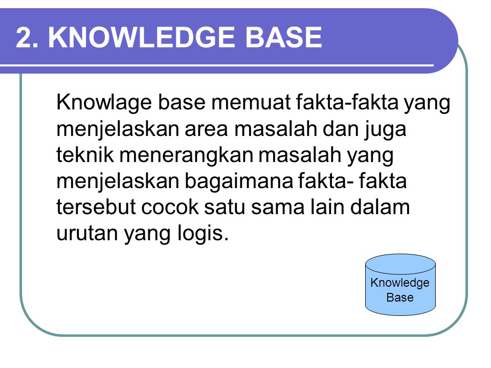 2. KNOWLEDGE BASE