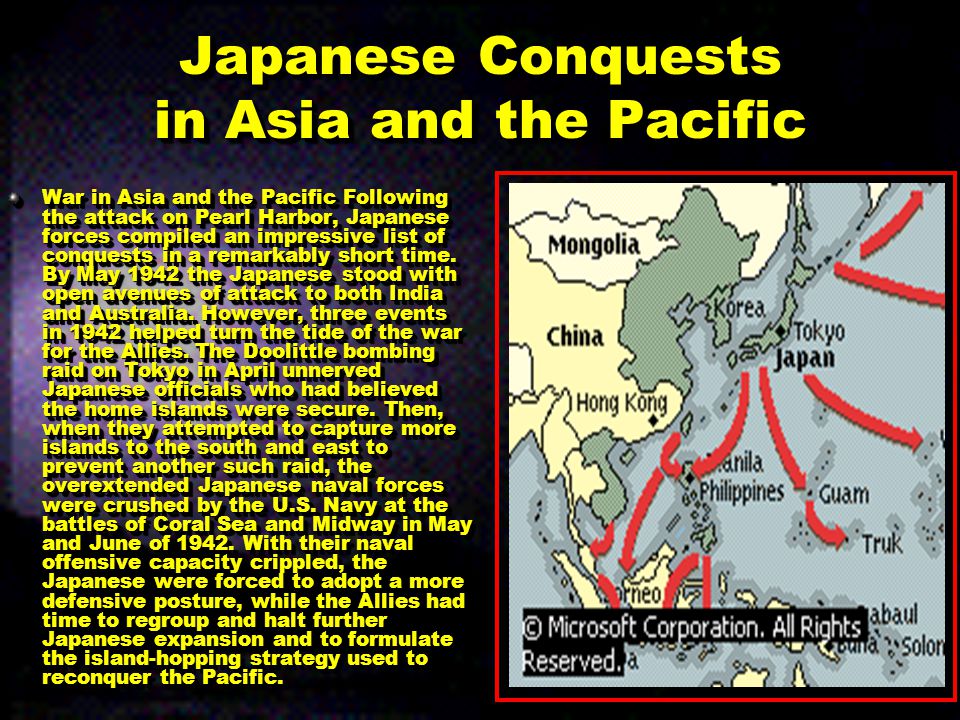 Japanese Conquests in Asia and the Pacific
