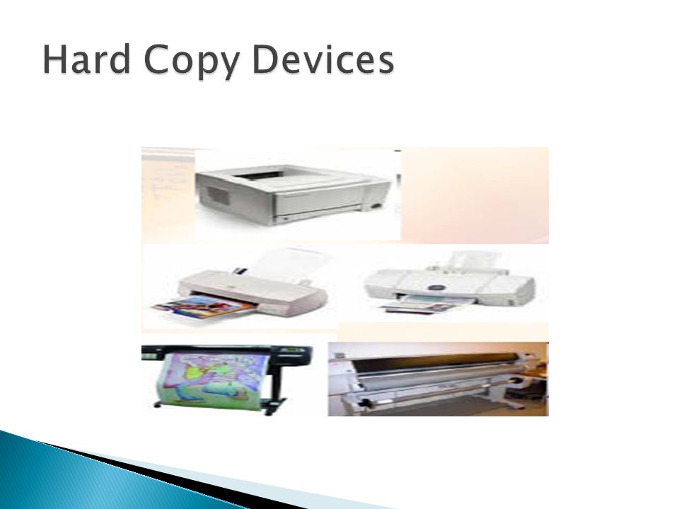 Hard Copy Devices
