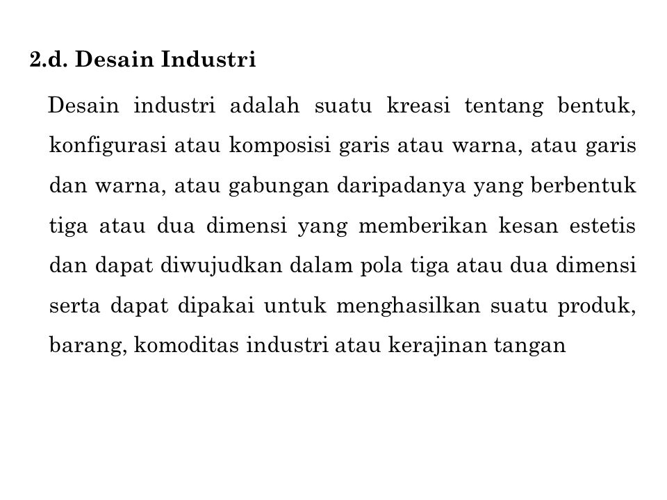 2.d. Desain Industri