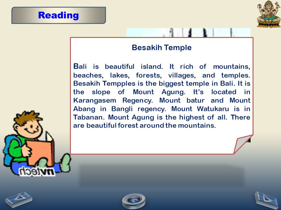 Reading Besakih Temple