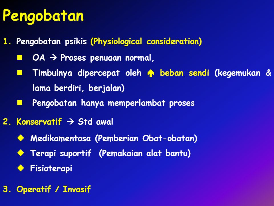 Penanganan Bedah Pada Degenerasi Sendi - Ppt Download