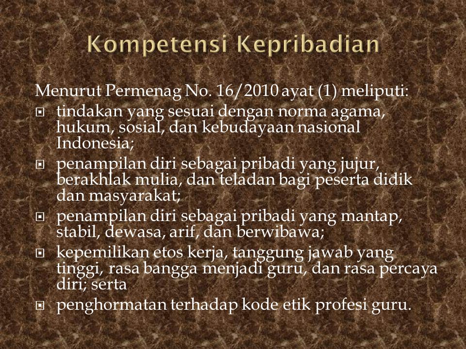 Kebijakan Pembinaan Dan Pengembangan Profesi Guru Ppt Download