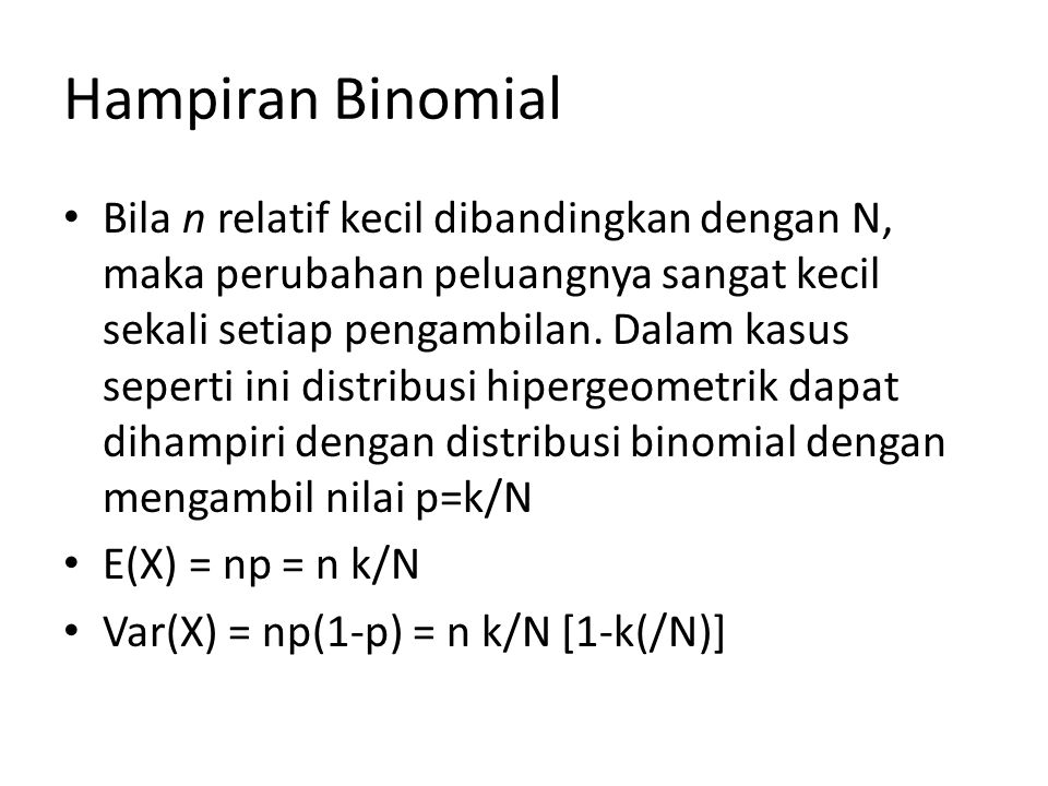 Hampiran Binomial