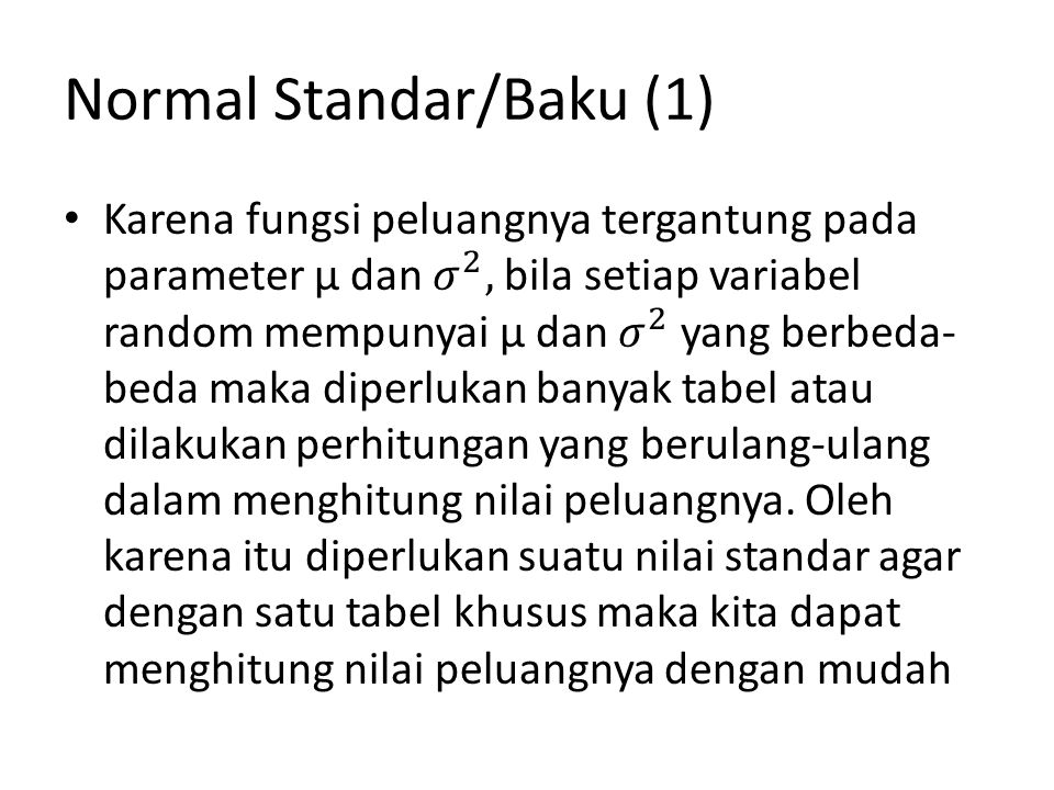 Normal Standar/Baku (1)