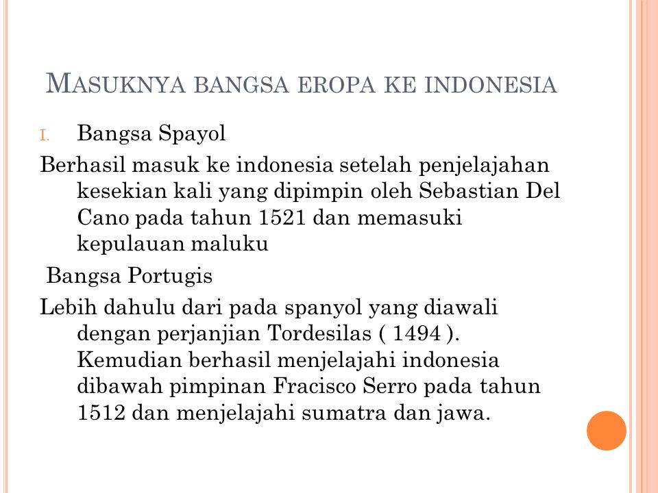 Masuknya bangsa eropa ke indonesia