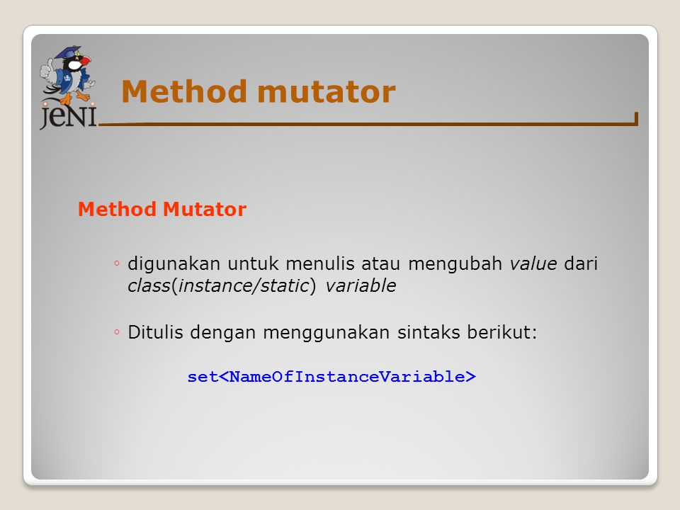 Method mutator Method Mutator