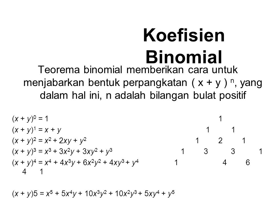 Koefisien Binomial