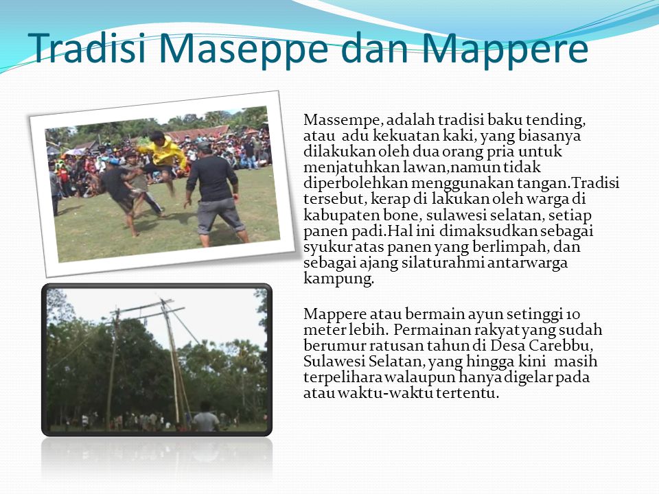 Tradisi Maseppe dan Mappere