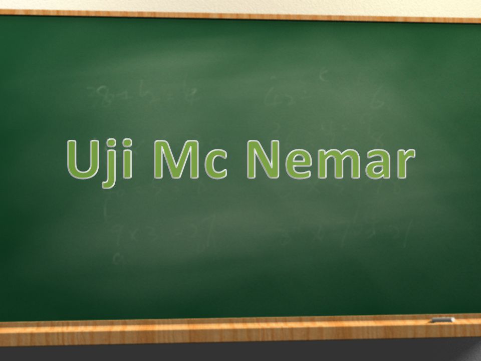 Uji Mc Nemar