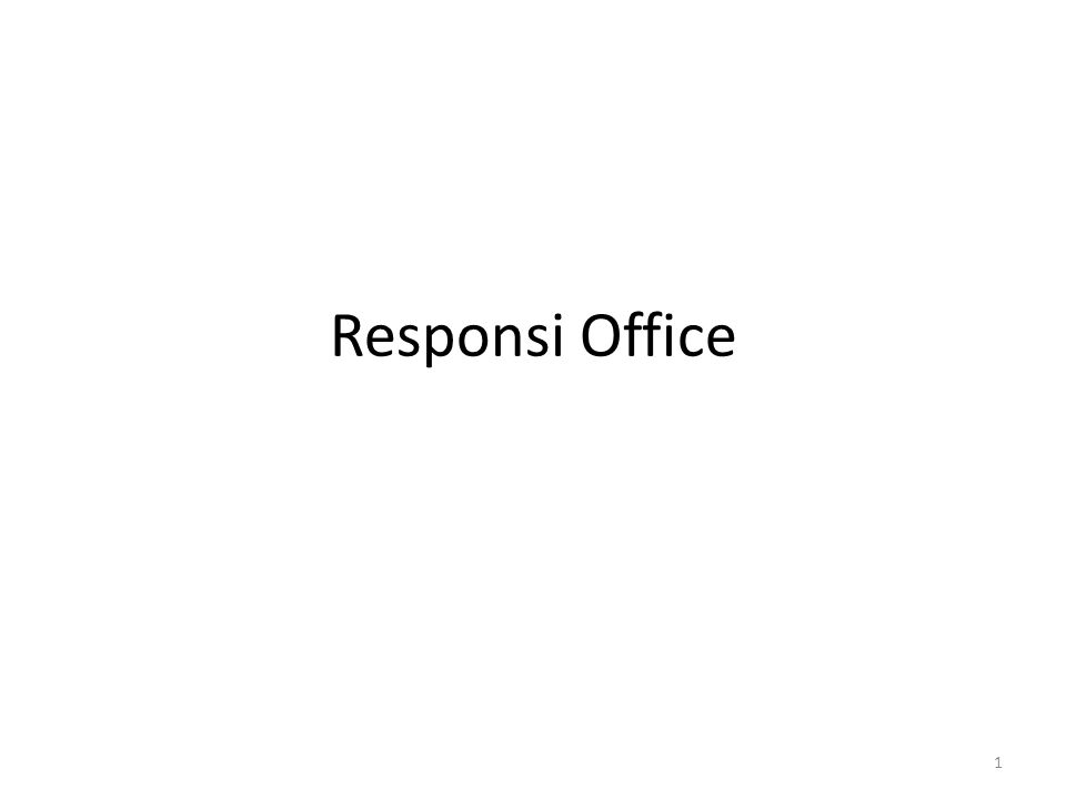 Responsi Office