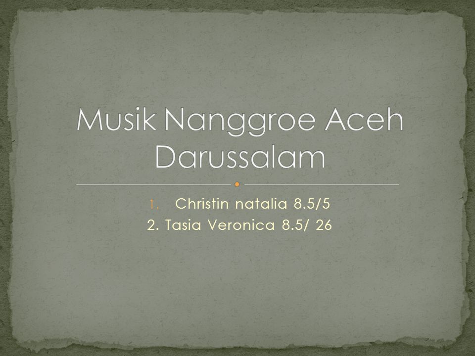 Musik Nanggroe Aceh Darussalam