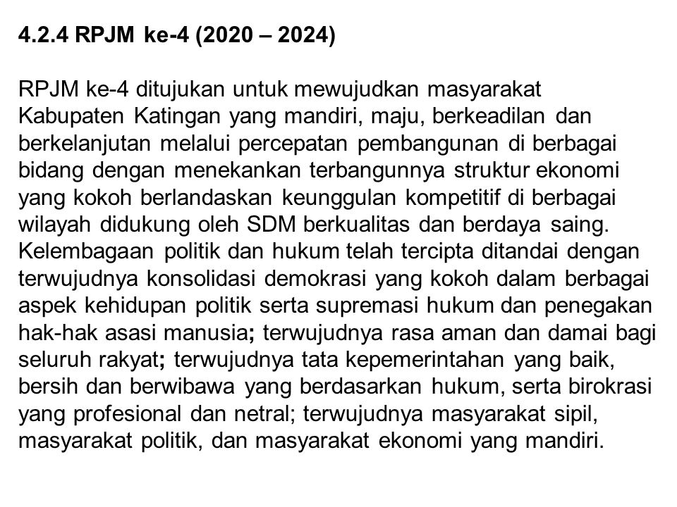 4.2.4 RPJM ke-4 (2020 – 2024)