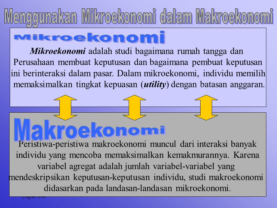 Menggunakan Mikroekonomi dalam Makroekonomi
