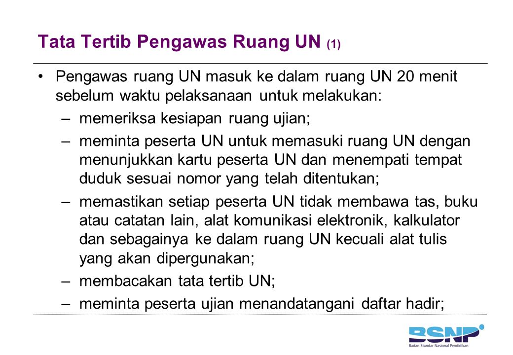 Tata Tertib Pengawas Ruang UN (2)