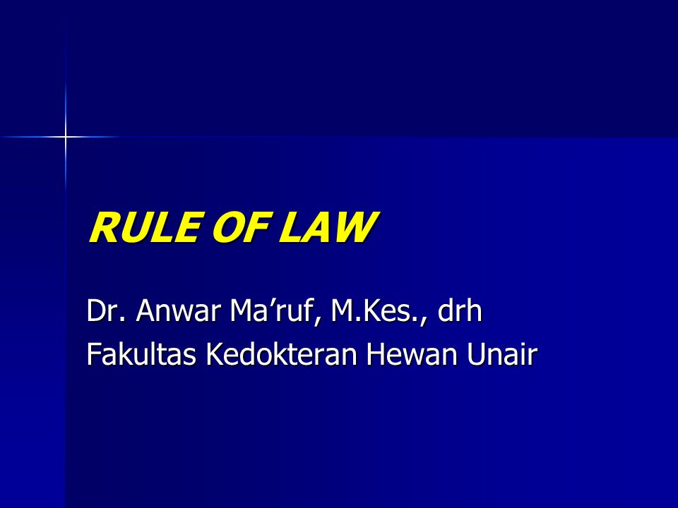 Dr. Anwar Ma’ruf, M.Kes., drh Fakultas Kedokteran Hewan Unair