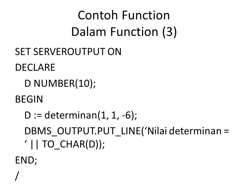 Contoh Function Dalam Function (3)