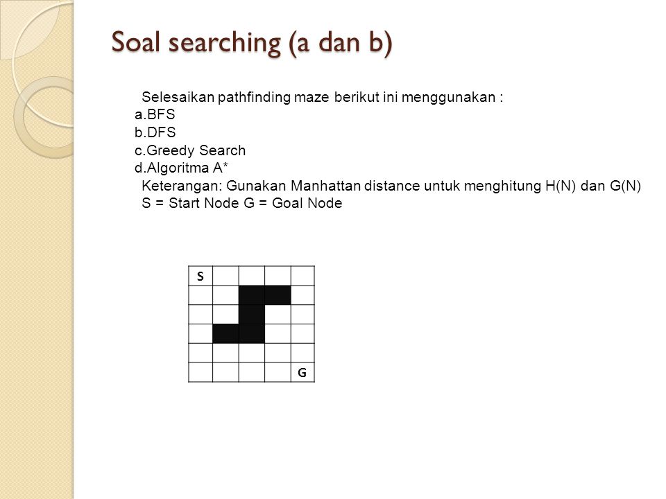 Soal searching (a dan b)