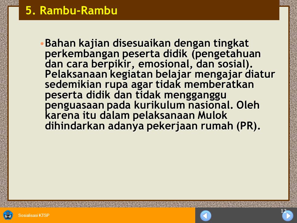 5. Rambu-Rambu
