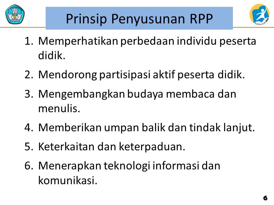 Prinsip Penyusunan RPP