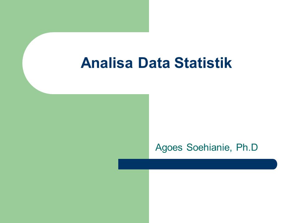 Analisa Data Statistik
