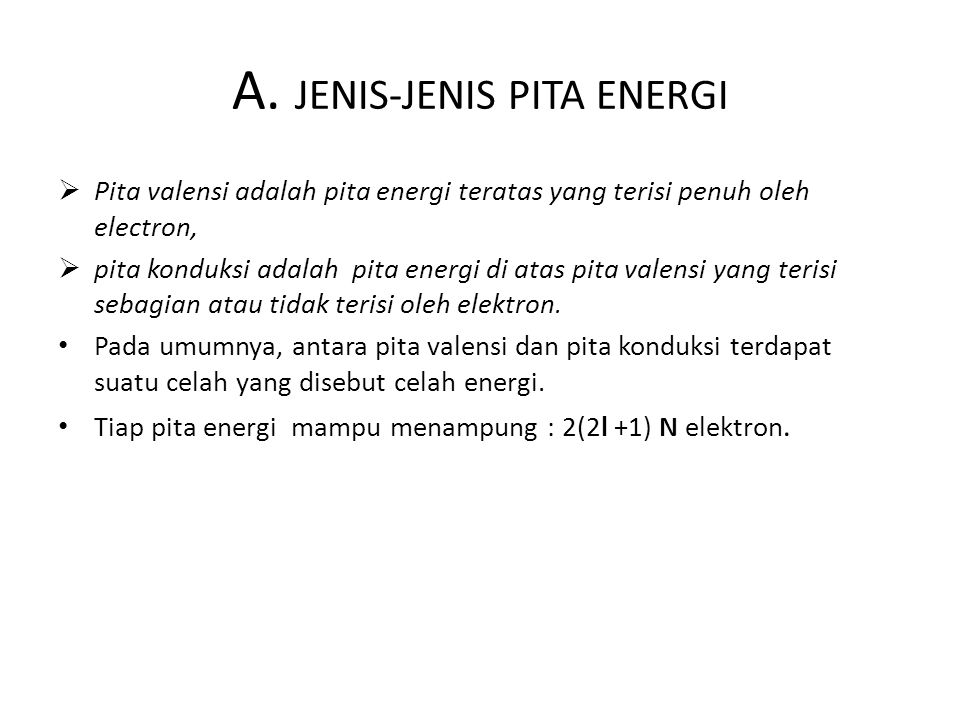 A. JENIS-JENIS PITA ENERGI