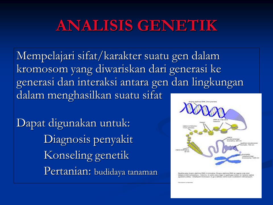 ANALISIS GENETIK