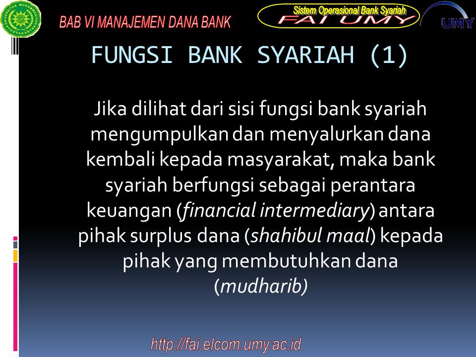 FUNGSI BANK SYARIAH (1)