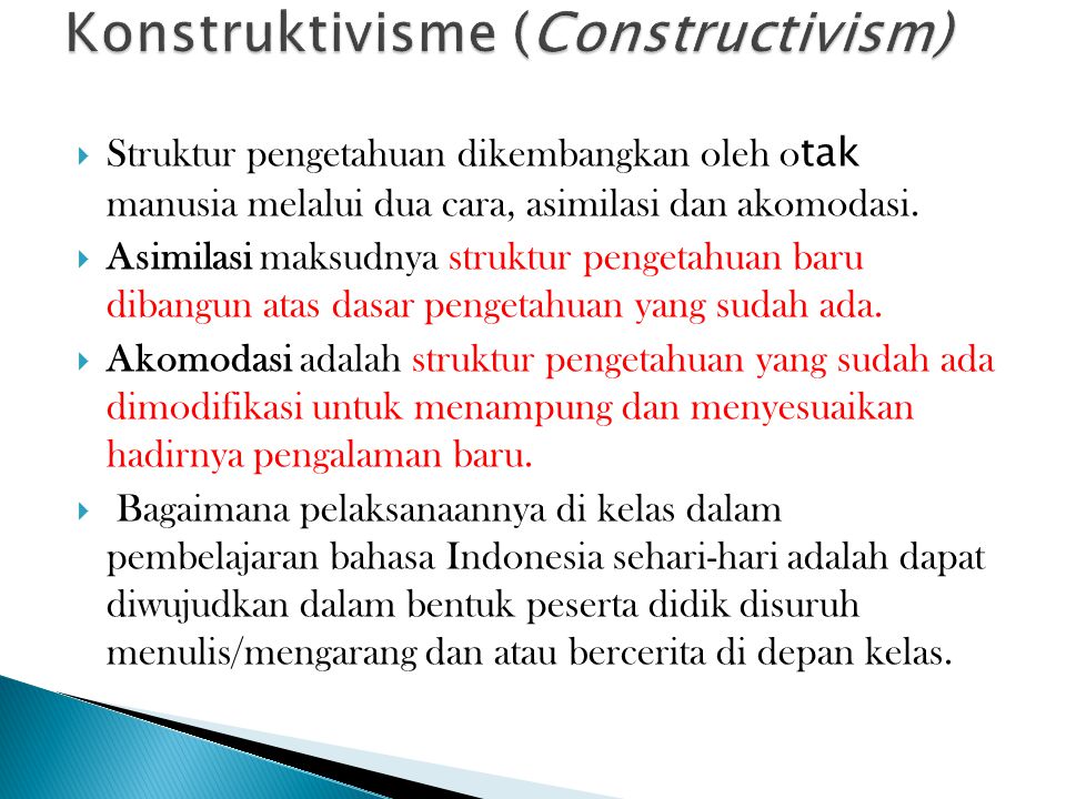 Konstruktivisme (Constructivism)