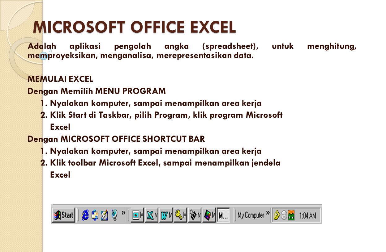 MICROSOFT OFFICE EXCEL