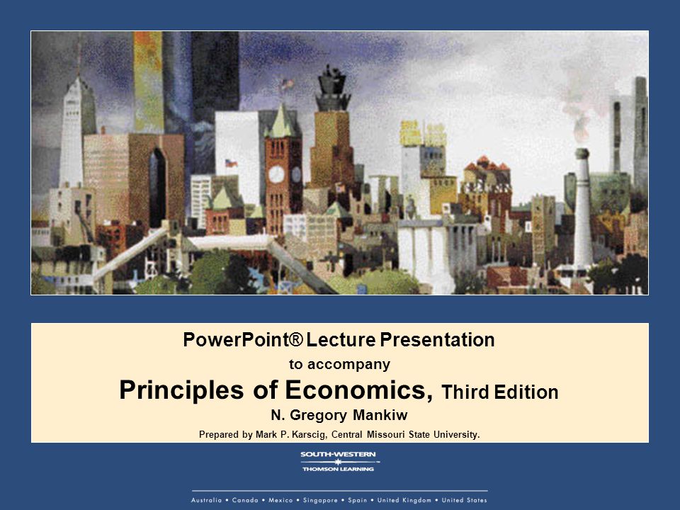 Principles of Economics, Third Edition