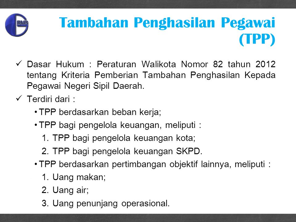 Tambahan Penghasilan Pegawai (TPP)