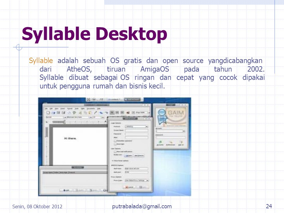 Syllable Desktop