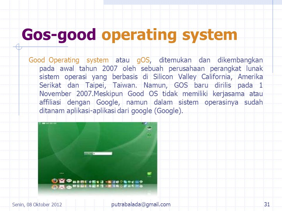 Gos-good operating system
