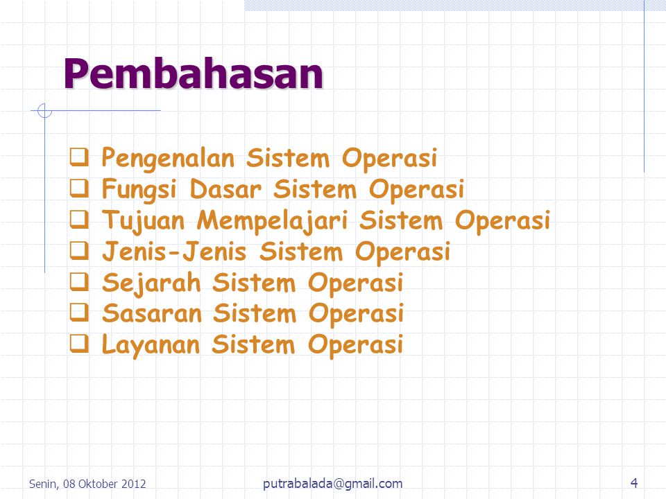 Pembahasan Pengenalan Sistem Operasi Fungsi Dasar Sistem Operasi