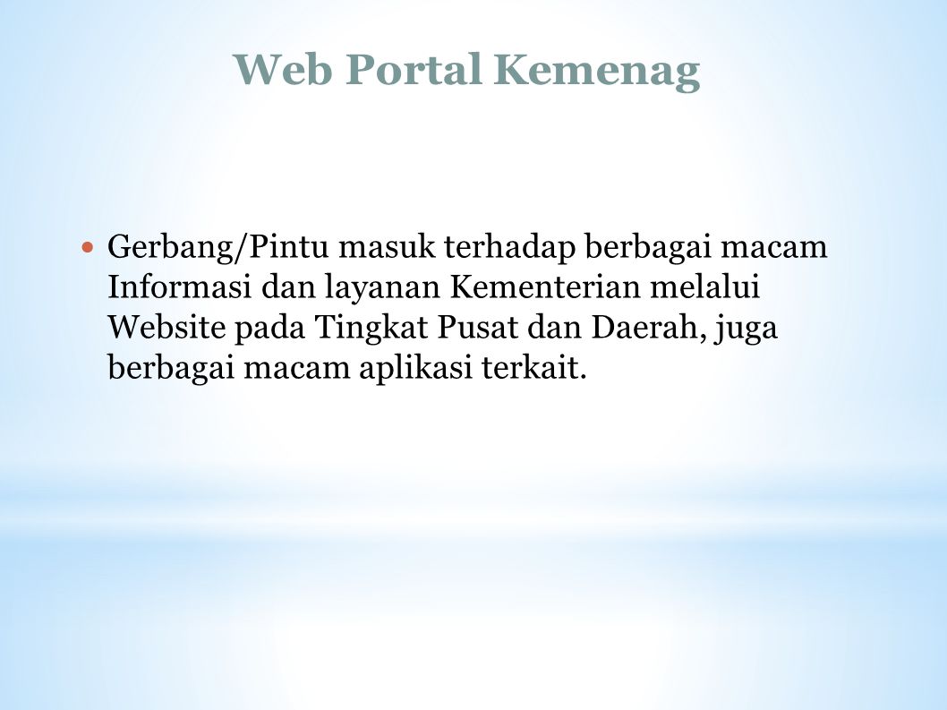 Web Portal Kemenag