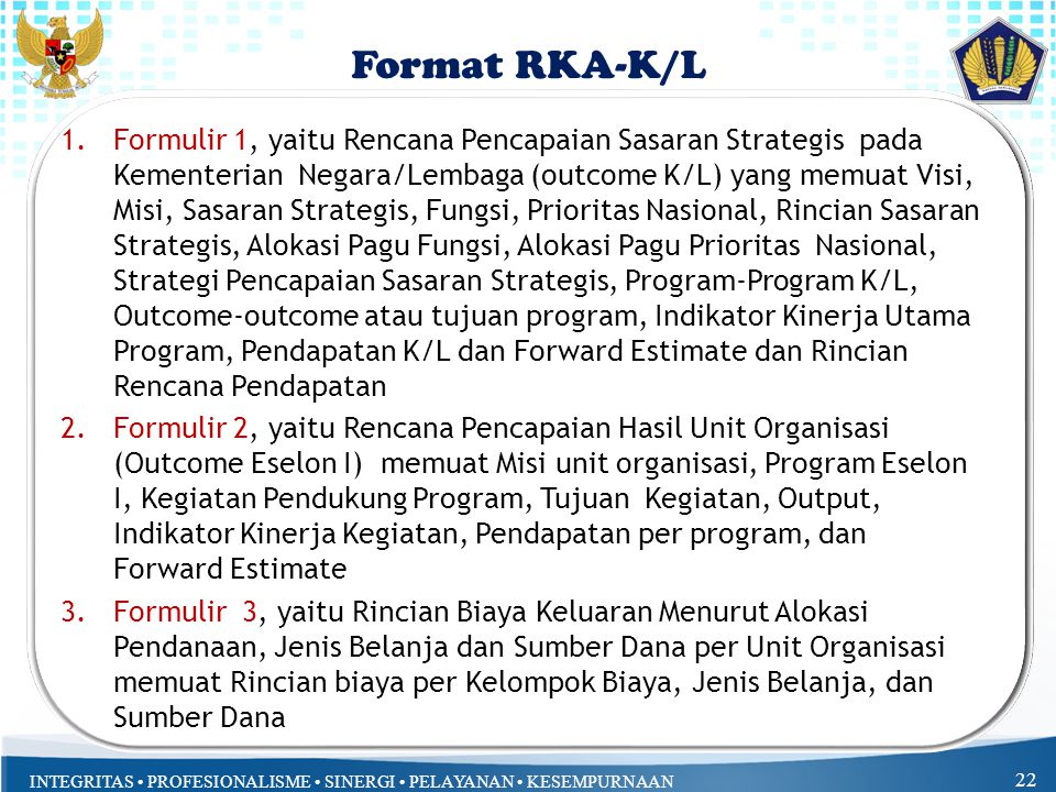 Format RKA-K/L