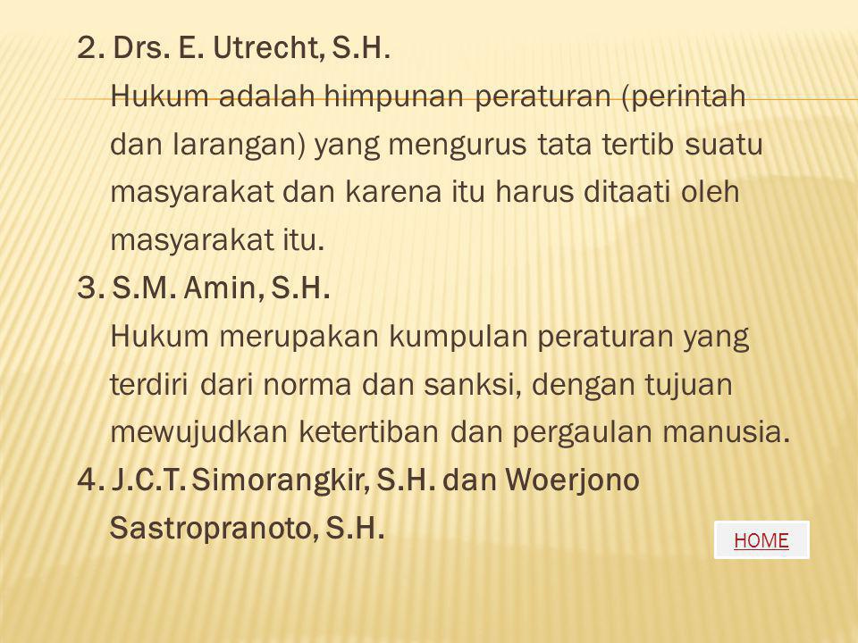 2. Drs. E. Utrecht, S.H.