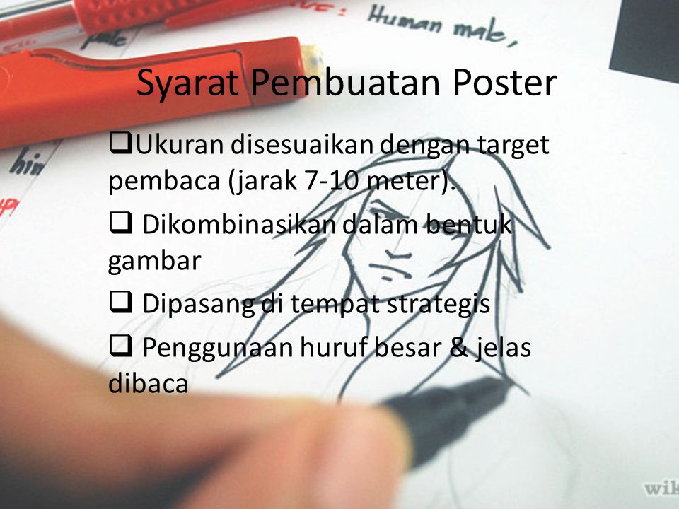 Syarat Pembuatan Poster
