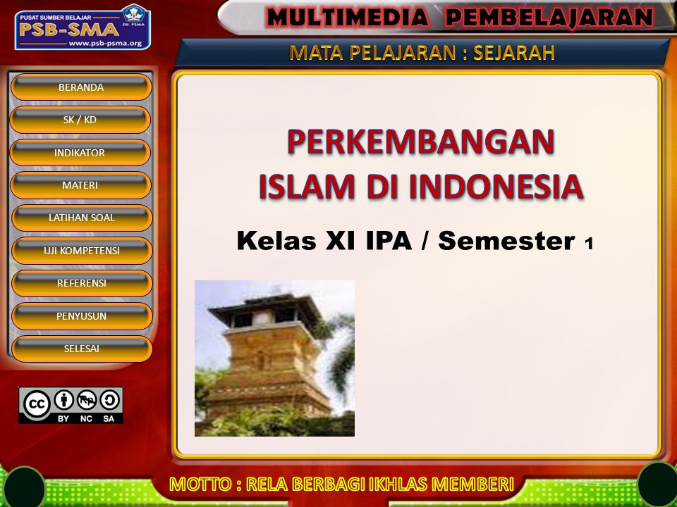 PERKEMBANGAN ISLAM DI INDONESIA