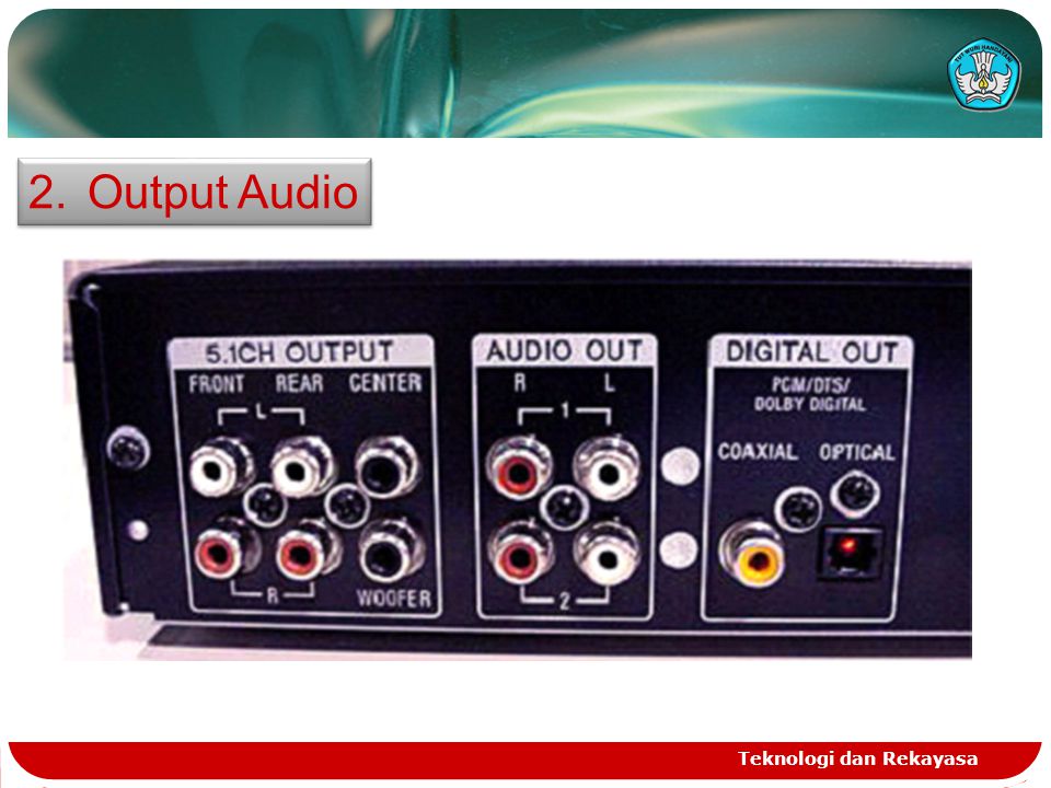Output Audio Teknologi dan Rekayasa