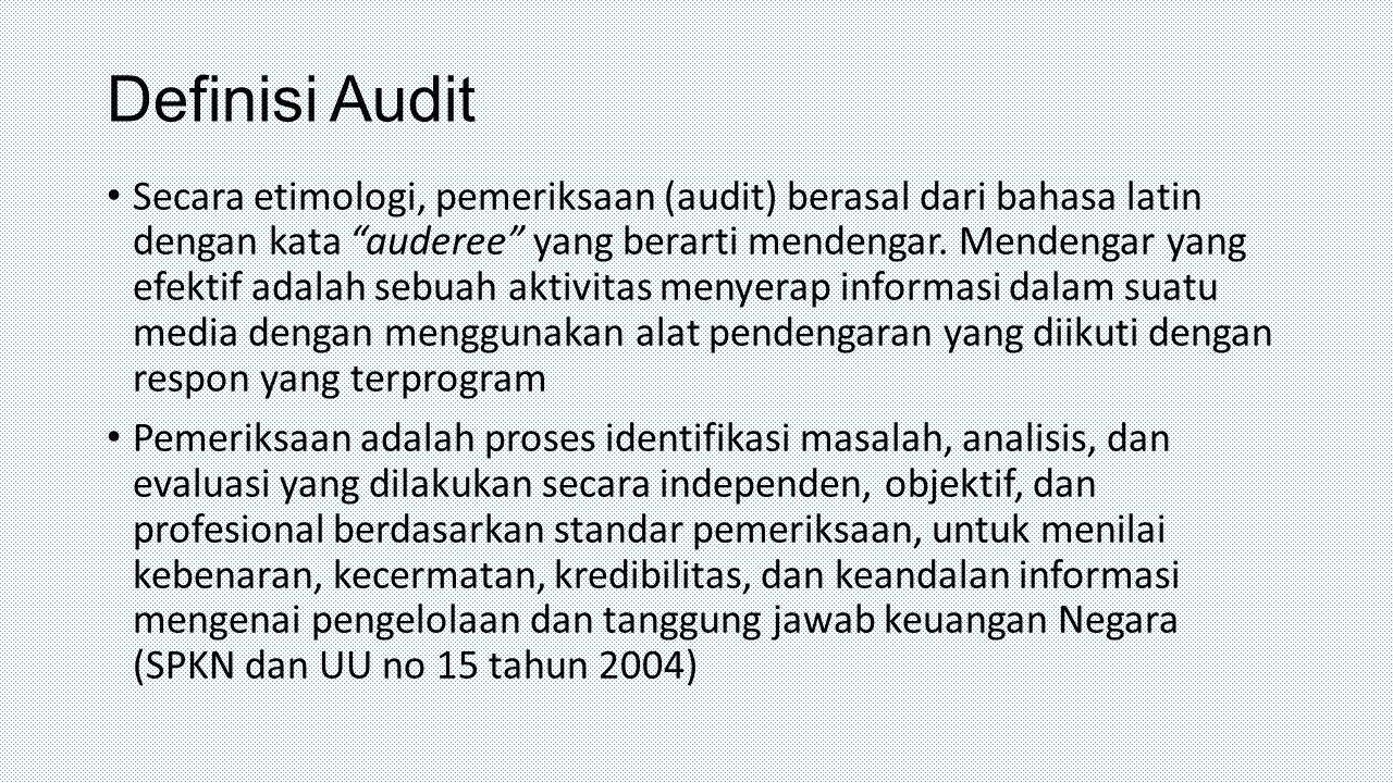 Definisi Audit
