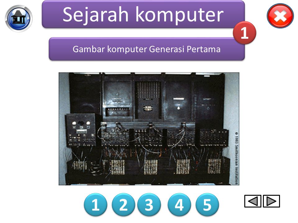 Gambar komputer Generasi Pertama