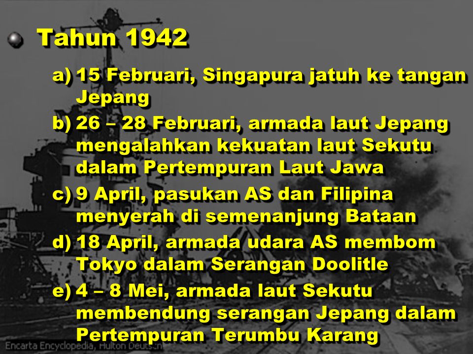 Tahun Februari, Singapura jatuh ke tangan Jepang