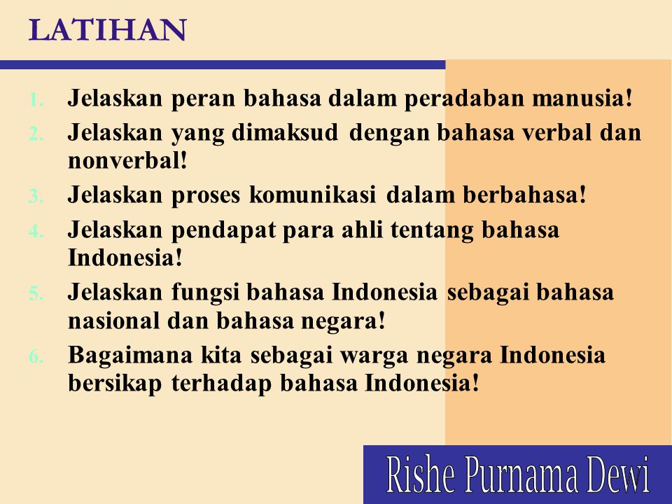 LATIHAN Rishe Purnama Dewi